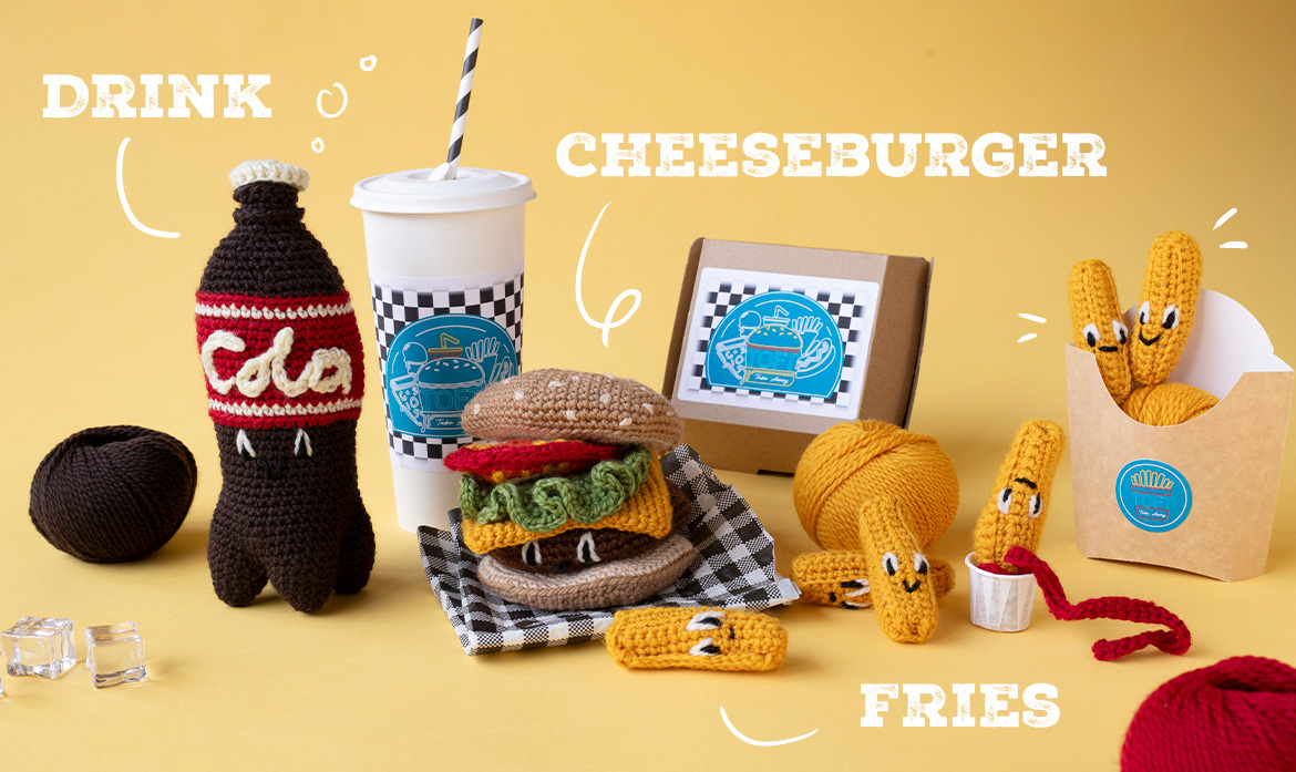 Take Away order online toft diner cheeseburger fries drink